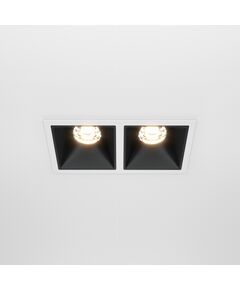 LED Луна за вграждане Alfa LED DL043-02-10W3K-D-SQ-WB Maytoni 2x10W 3000K | Osvetlenieto.bg