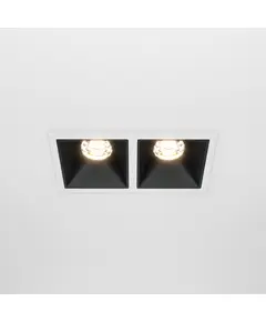 LED Луна за вграждане Alfa LED DL043-02-10W3K-D-SQ-WB Maytoni 2x10W 3000K | Osvetlenieto.bg