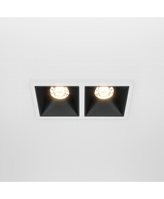 LED Луна за вграждане Alfa LED DL043-02-10W3K-D-SQ-WB Maytoni 2x10W 3000K | Osvetlenieto.bg