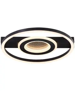 LED Плафон Queens черен Brilliant D37cm 26W | Osvetlenieto.bg