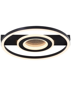 LED Плафон Queens черен Brilliant D37cm 26W | Osvetlenieto.bg