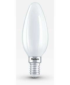 E14 4.2W 4000K B35 Radium LED Filament Матова крушка 470lm | Osvetlenieto.bg