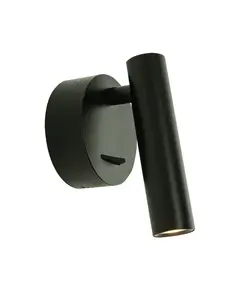 LED Аплик ZAMBELIS H48-B SCONCE BLACK 3W 3000K | Osvetlenieto.bg