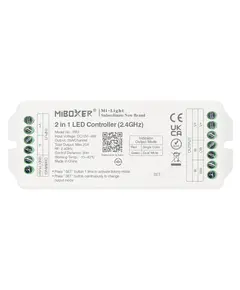 MiBoxer PR2 мощен LED димер/контролер 2в1 MONO/CCT 2.4GHz 12-48V 20A | Osvetlenieto.bg