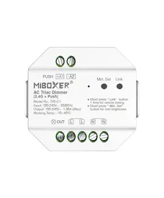 MiBoxer TRIAC димер TRI-C1 1.36A 300W 2.4GHz RF 100-240V AC | Osvetlenieto.bg