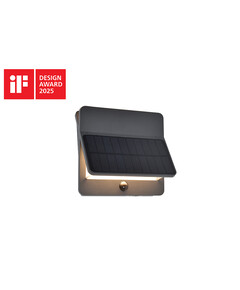 Соларна лампа ALETA PIR сензор Lutec LED 12.6W IP54 6915401118 | Osvetlenieto.bg