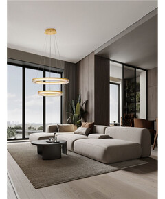 LED Полилей LUANA 9130638 NovaLuce 47W CCT 2700K-4000K Triac Dimmable | Osvetlenieto.bg
