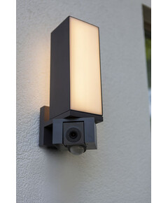 Външна лампа CUBA PIR сензор + smart security camera Lutec LED 20W IP44 5193812118 | Osvetlenieto.bg
