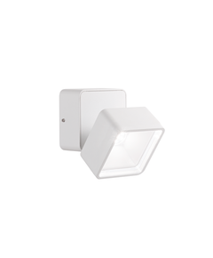 LED Фасаден аплик OMEGA AP SQUARE BIANCO 4000K 285528 Ideal Lux  IP54 | Osvetlenieto.bg