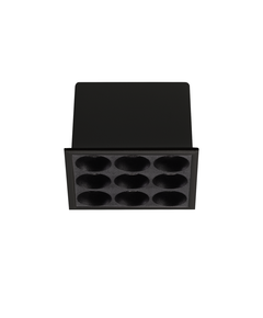 LED Луна за вграждане LIKA FI SLIM SQUARE 10W 3000K NERO 369518 Ideal Lux | Osvetlenieto.bg