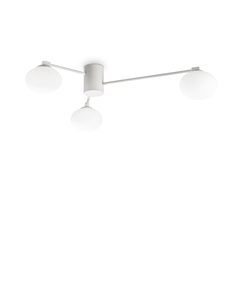 Плафон HERMES PL3 D90 BIANCO 322674 Ideal Lux 3xG9 | Osvetlenieto.bg
