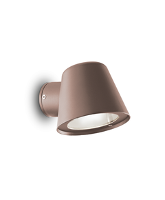 Фасаден аплик GAS AP1 COFFEE 213095 Ideal Lux 1xGU10 IP43 | Osvetlenieto.bg