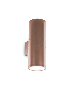 Фасаден аплик GUN AP2 BIG COFFEE 163611 Ideal Lux 2xE27 IP54 | Osvetlenieto.bg