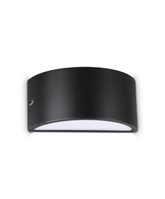 Фасаден аплик REX-2 AP1 NERO 118635 Ideal Lux 1xE27 IP44 | Osvetlenieto.bg