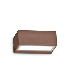 Фасаден аплик TWIN AP1 COFFEE 213330 Ideal Lux 1xG9 IP44 | Osvetlenieto.bg