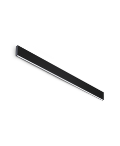 LED Аплик STEEL AP1 D20 MONO-EMISSION WIDE 4000K NERO 368894 Ideal Lux | Osvetlenieto.bg