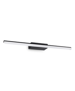 LED Аплик за баня RIFLESSO AP D62 NERO 302232 Ideal Lux  IP54 | Osvetlenieto.bg