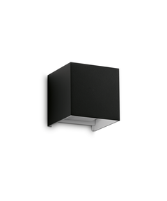 LED Фасаден аплик ATOM AP D10 NERO 4000K 366845 Ideal Lux  IP54 | Osvetlenieto.bg