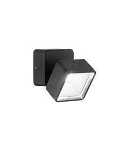 LED Фасаден аплик OMEGA AP SQUARE NERO 4000K 285535 Ideal Lux  IP54 | Osvetlenieto.bg