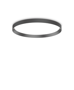 LED Плафон FLY PL D60 NERO 2700K 341194 Ideal Lux  IP40 | Osvetlenieto.bg