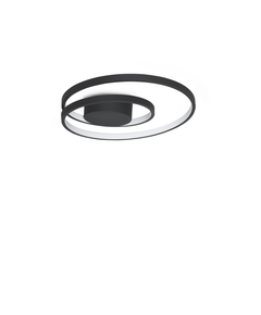 LED Плафон OZ PL D040 ON-OFF NERO 3000K 365039 Ideal Lux | Osvetlenieto.bg