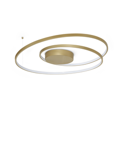 LED Плафон OZ PL D080 ON-OFF OTTONE 3000K 365060 Ideal Lux | Osvetlenieto.bg