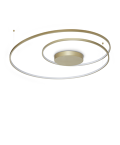 LED Плафон OZ PL D100 ON-OFF OTTONE 3000K 365022 Ideal Lux | Osvetlenieto.bg