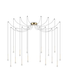 LED Полилей LUCCIOLA SP16 OTTONE 284019 Ideal Lux | Osvetlenieto.bg