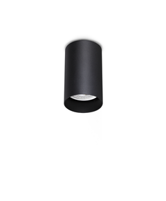 Луна за открит монтаж LOOK PL1 ROUND D60 H100 NERO 353821 Ideal Lux 1xGU10 | Osvetlenieto.bg