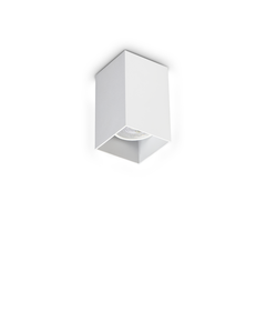 Луна за открит монтаж LOOK PL1 SQUARE D60 H100 BIANCO 367552 Ideal Lux 1xGU10 | Osvetlenieto.bg