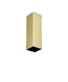Луна за открит монтаж LOOK PL1 SQUARE D60 H200 OTTONE 371504 Ideal Lux 1xGU10 | Osvetlenieto.bg