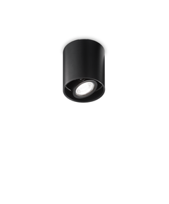 Луна за открит монтаж MOOD PL1 D09 ROUND NERO 243924 Ideal Lux 1xGU10 | Osvetlenieto.bg