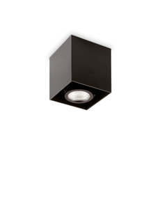 Луна за открит монтаж MOOD PL1 D09 SQUARE NERO 243948 Ideal Lux 1xGU10 | Osvetlenieto.bg