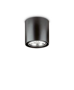 Луна за открит монтаж MOOD PL1 D15 ROUND NERO 243450 Ideal Lux 1xGU10 | Osvetlenieto.bg