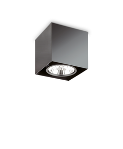 Луна за открит монтаж MOOD PL1 D15 SQUARE NERO 243931 Ideal Lux 1xGU10 | Osvetlenieto.bg