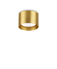Луна за открит монтаж SPIKE PL1 ROUND OTTONE 285238 Ideal Lux 1xGX53 | Osvetlenieto.bg