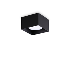 Луна за открит монтаж SPIKE PL1 SQUARE NERO 317496 Ideal Lux 1xGX53 | Osvetlenieto.bg
