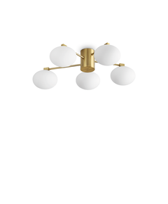 Плафон HERMES PL5 D60 OTTONE 316697 Ideal Lux 5xG9 | Osvetlenieto.bg