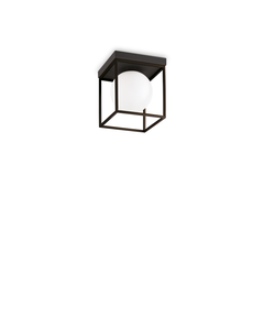 Плафон LINGOTTO PL1 NERO 327853 Ideal Lux 1xE14 | Osvetlenieto.bg