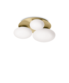 Плафон NINFEA PL3 OTTONE 293660 Ideal Lux 3xGX53 | Osvetlenieto.bg