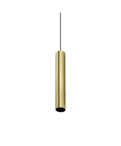 Полилей LOOK SP1 ROUND D40 H250 OTTONE 371580 Ideal Lux 1xGU10 | Osvetlenieto.bg