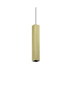 Полилей LOOK SP1 SQUARE D60 H400 OTTONE 371702 Ideal Lux 1xGU10 | Osvetlenieto.bg