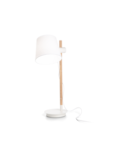 Настолна лампа AXEL TL1 BIANCO 282091 Ideal Lux 1xE27 | Osvetlenieto.bg