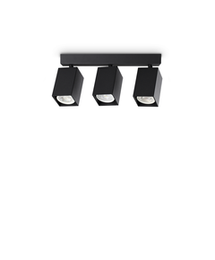 Спот DYNAMITE PL3 LINEAR SQUARE NERO 371276 Ideal Lux 3xGU10 | Osvetlenieto.bg