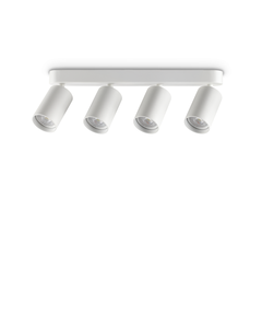 Спот DYNAMITE PL4 LINEAR ROUND BIANCO 371337 Ideal Lux 4xGU10 | Osvetlenieto.bg