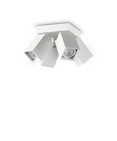 Спот DYNAMITE PL4 SQUARE BIANCO 367446 Ideal Lux 4xGU10 | Osvetlenieto.bg