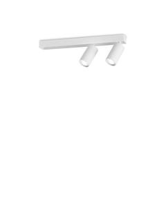 Спот PROFILO PL2 BIANCO 314716 Ideal Lux 2xGU10 | Osvetlenieto.bg