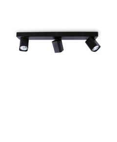 Спот RUDY PL3 SQUARE NERO 321516 Ideal Lux 3xGU10 | Osvetlenieto.bg