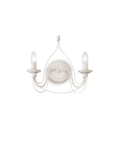 Аплик CORTE AP2 BIANCO 028460 Ideal Lux 2xE14 | Osvetlenieto.bg