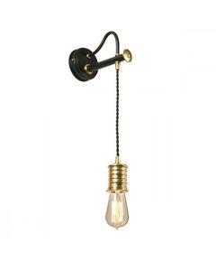 Аплик Douille 1 Light Black/Polished Brass Elstead Lighting | Osvetlenieto.bg